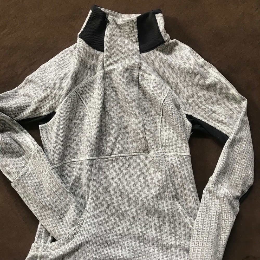 lululemon rulu running long sleeve 1/2 zip